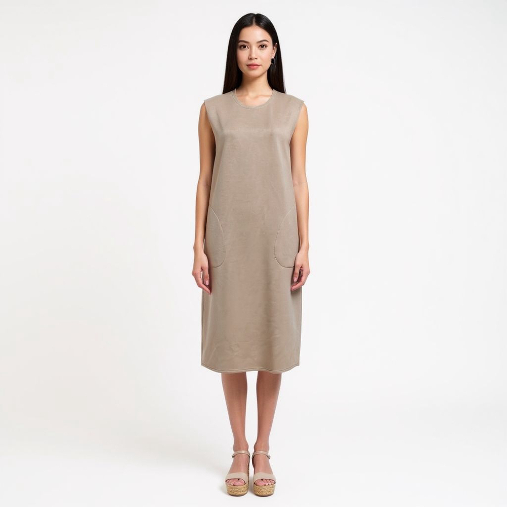 Spanx Aire Sleeveless Tahni Tank Dress - Medium - Flaws